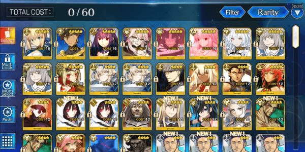 Gambar Product [NA][Starter] Skadi + Koyanskaya + Kagekiyo + Arcueid + Lady Avalon + Oberon NP2 + Draco