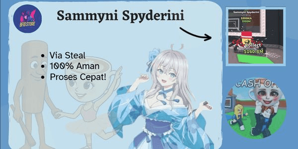 Gambar Product Sammyni Spyderini - Steal A Brainrot