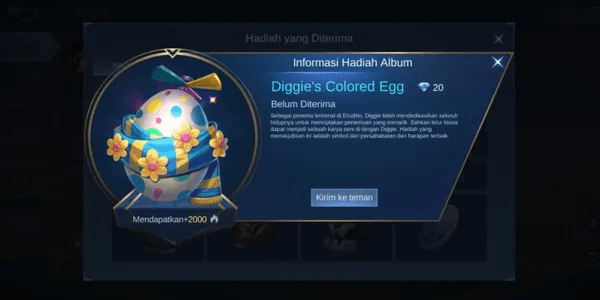 Diggie's Colored Egg