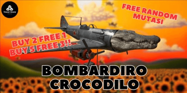 Gambar Product Bombardiro Crocodilo | Steal A Brainrot