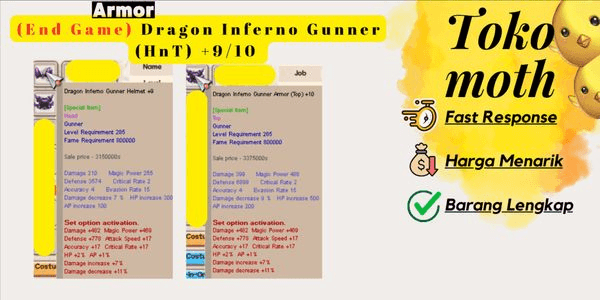 Gambar Product (End Game) Dragon Inferno Gunner (HnT) +9/10