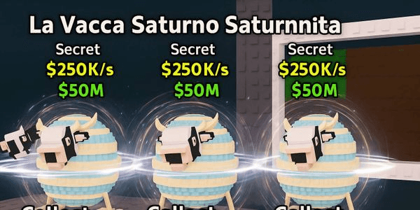 Gambar Product La Vacca Saturno Saturnita | Steal a Brainrot