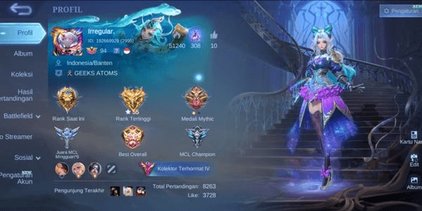 Gambar Product Akun Mobile legends Sultan
