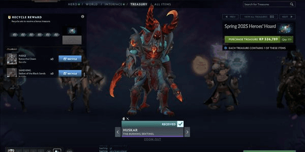 Gambar Product Huskar The Burning Sentinel Collector Cache Spring 2025