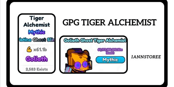 Gambar Product (x61,1B Strength Boost) GPG Tiger Alchemist | Arm Wrestle Simulator
