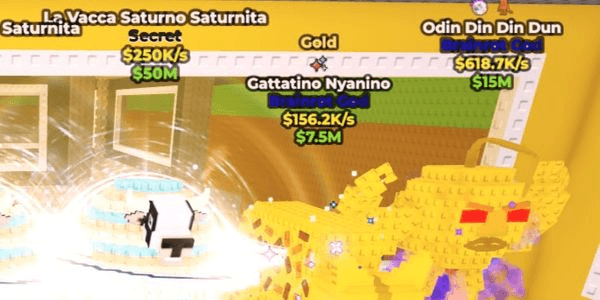 Gambar Product The Saturn Cow Saturnita (Secret $250K/s) | Steal A Brainrot