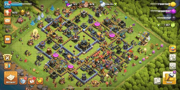 Gambar Product Town Hall 17 MAX | 5 HERO MAX | FIREBALL AND MAGIC MIRROR MAX | DEFENSE MAX | TROOPS SPELL PET GG | ACCOUNT READY FOR WAR | 100% SAFE