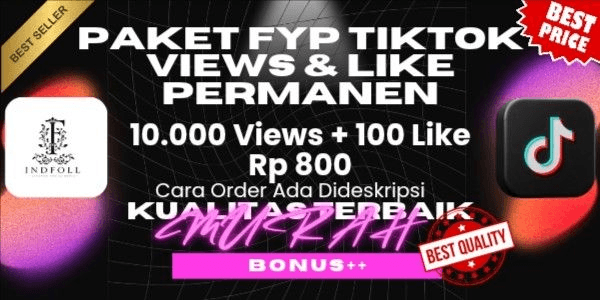 Gambar Product Like Tiktok Permanent High Quality