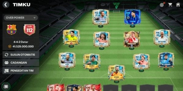 Gambar Product FC MOBILE ACCOUNT READY FOR BATTLE OVR 112 SUPER LUXURY GOD PLAYER + ALL PLAYER LVL MAX 25-30 | Please Read Product Description