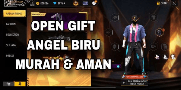 Gambar Product OPEN GIFT BLUE ANGEL — Cheap, Fast, Get a Prize Immediately!