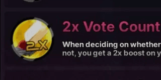 2x Vote Count