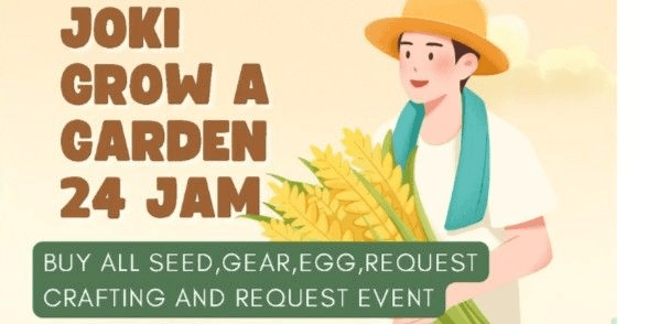 Gambar Product JOKI AFK 24 HOURS GROW A GARDEN