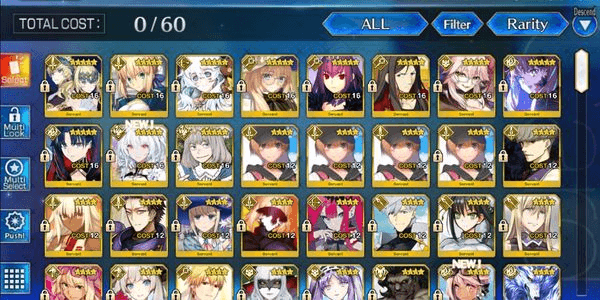 Gambar Product [NA][Starter] Aesc + Skadi + Waver + Koyanskaya + Space Ishtar + Lady Avalon + Oberon