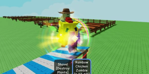 Gambar Product Rainbow Chicken Zombie - Grow A Garden