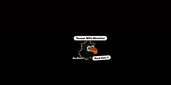 Gambar Product Toucan With Mutation - Grow A Garden