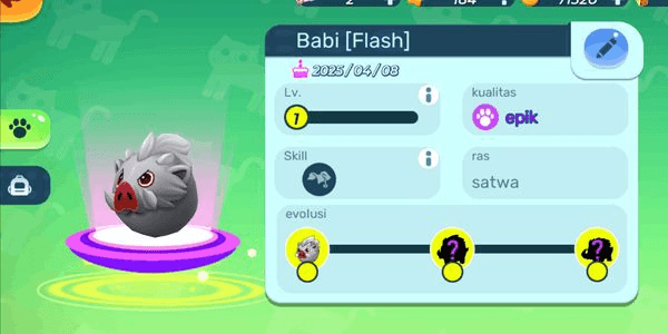 Gambar Product Hewan Babi Flash Level 1 Paradise Island - Blockman Go -