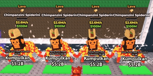 Steal a Brainrot > Chimpanzini Spiderini - Steal a Brainrot Game Item