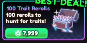 Gambar Product 100 Trait Reroll