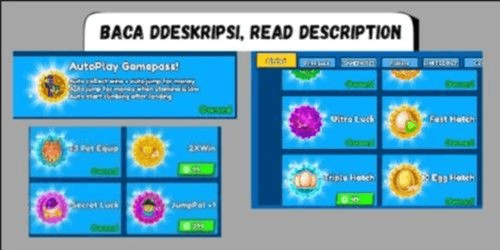 Gambar Product Full Luck gamepass and souvenir For gacha