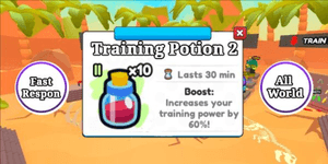 All World Boost Training Potion 2
