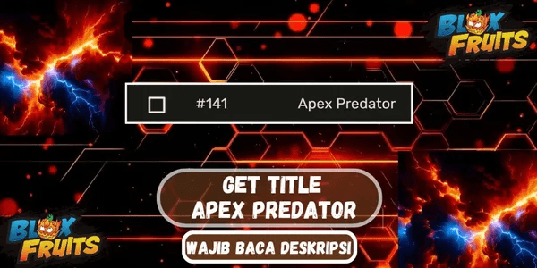GET TITLE APEX PREDATOR