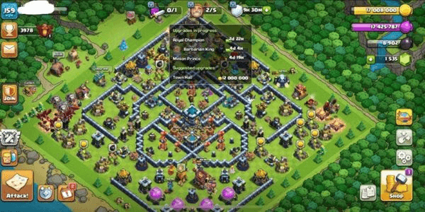 Gambar Product COC TH 13 GG ALLMAX Base & TROPS SIAP PAKAI Aman Supercell ID |Deff Mantap | TERLIHAT | MURAH BANGET & JOSS | IOS & ANDROID