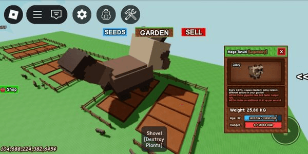 Gambar Product Mega Titan Tanuki - Grow A Garden