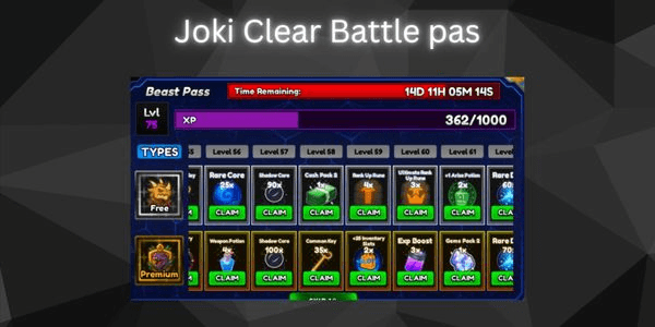 Gambar Product Joki Clear Battle Pass