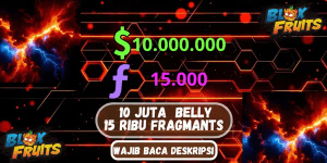 PACKAGE BOOST 10 MILLION BELLY & 15K FRAGMENTS
