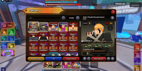 Gambar Product Akun Anime Last Stand GG 2 Godly, 2 Glitched Ichigo, Bulma, Clear all story