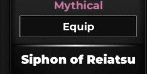 Gambar Product Siphon Of Reiatsu | Type Soul | RBL