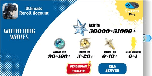 Gambar Product [SEA] Wuthering Waves Ultimate Reroll Account