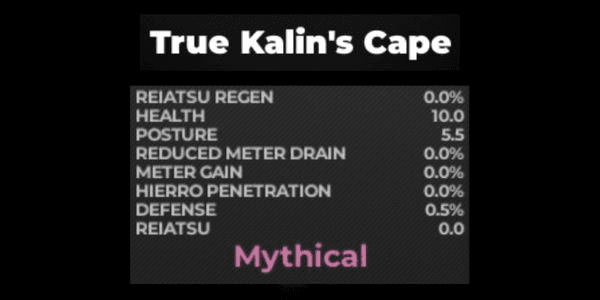 Gambar Product True Kalin's Cape - Type Soul RBL