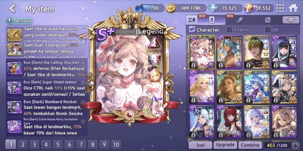 Gambar Product Getrich Account 7 Costumes, 3 Limited Edition Sets || Legendary Sandy, Legendary Hoorus, Legendary Death, Pendant Dark 40 || Cheap Sultan Ready to Play