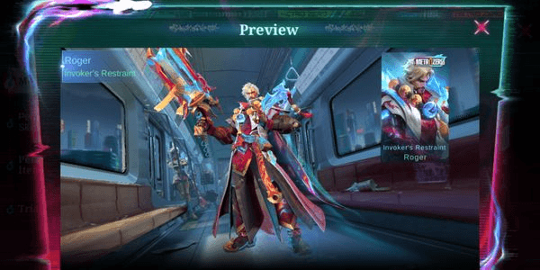Gambar Product (VIA GIFT) SKIN ROGER METRO ZERO INVOKER'S RESTRAINT