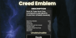 Creed Emblem - Type Soul