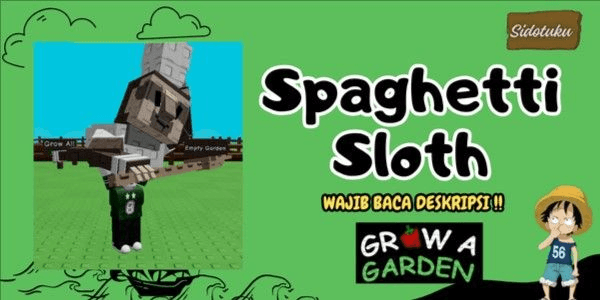 Gambar Product Spaghetti Sloth - Grow a Garden