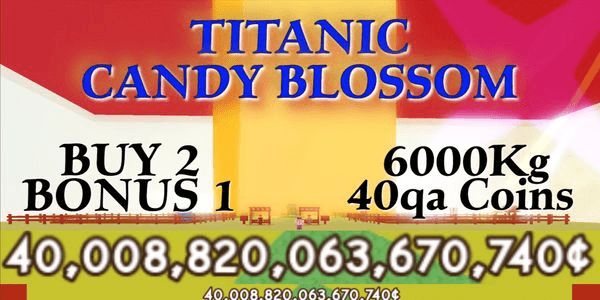 Gambar Product Candy Blossom 370B Coins | 8 Mutations | SUPER BIG