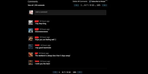 Gambar Product 1000 Steam Comment Profile