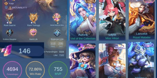 Gambar Product AURORA COLLECTOR ACCOUNT, ASPIRANT LAYLA, LUCKYBOX KIMMY ETC