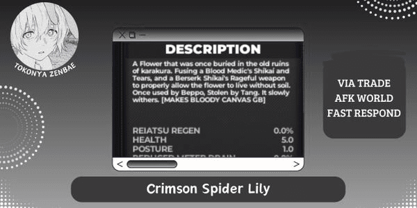 Gambar Product Crimson Spider Lily