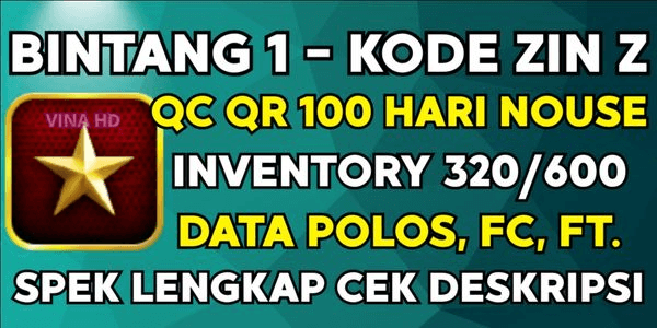 Gambar Product Star 1 + QC 100 Days Full Cash, Full Title, Blank Data, No Use (ZIN Z)