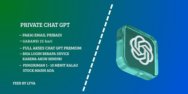 Gambar Product ChatGPT Plus Private Premium 1 Bulan