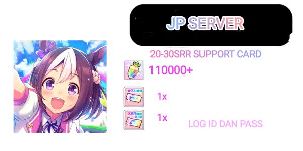Gambar Product [Japan Server] Reroll account uma Musume 110k carrots #2