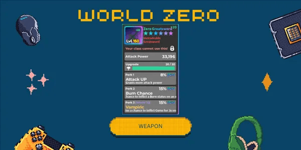Zero greatsword - world zero