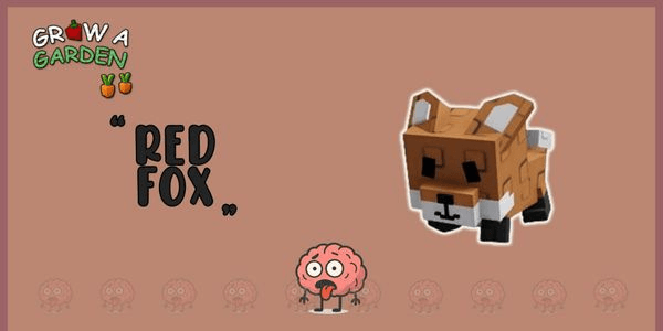 Gambar Product Red Fox - Grow A Garden