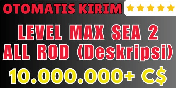Gambar Product Akun / Account Fisch MAX LEVEL + ALL ROD