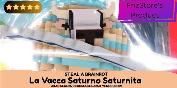 Gambar Product The Saturn Saturnita Cow - Brainrot SECRET!