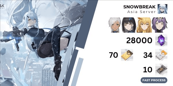 Gambar Product Akun Gacha DigiCash Snowbreak First Edition