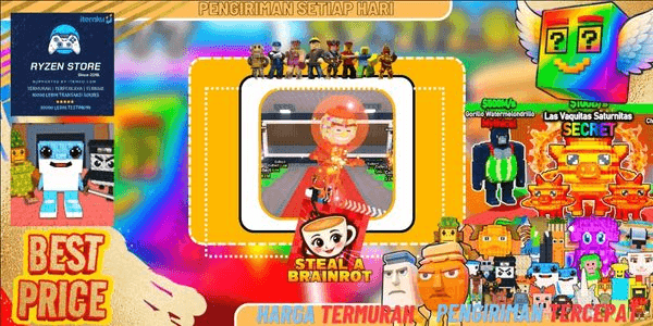 Gambar Product Chicleteira Bicicleteira Lava | Steal A Brainrot